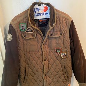 “Born fly” jacket for men